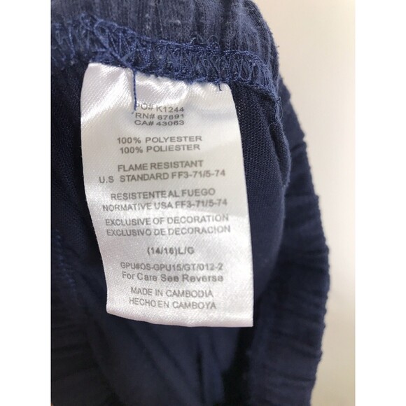 NFL apparel patriots pajama pants youth size L 14/16 - Picture 5 of 5